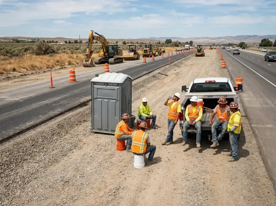 highway-road-construction-crew-007 — frequently asked questions, Porta Potty and Restroom Rentals in South Hill, WA